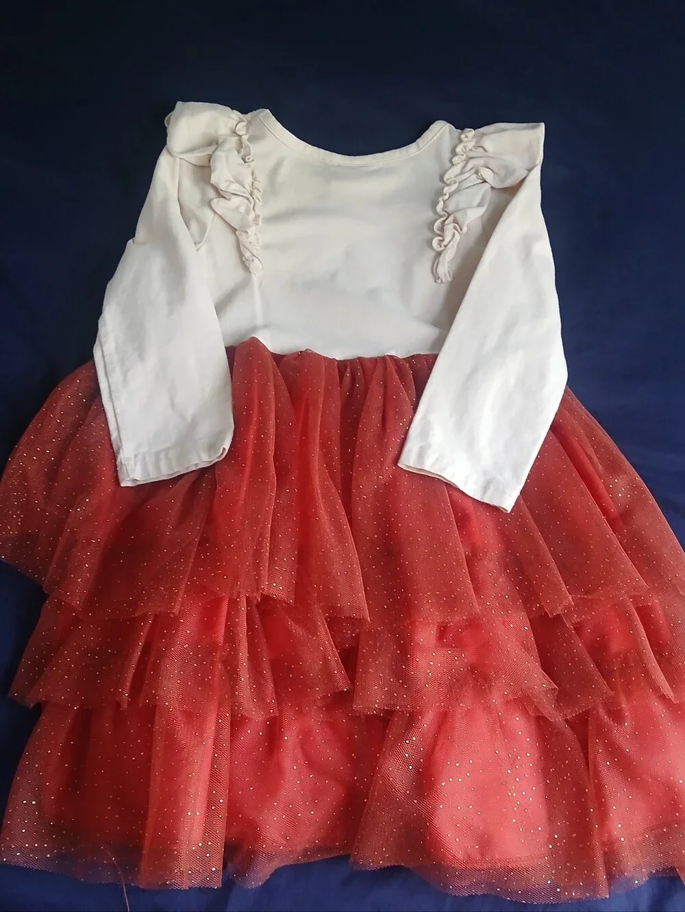 Girls Cream and Red 'Cutest Turkey at the Table' Tutu Dress 5T